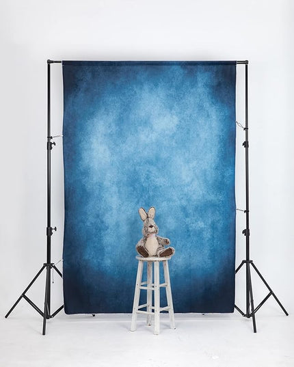 Kate 5x7ft Dark Blue Abstract Backdrops Blue Portrait Professional Backgrounds Retro Backdrop