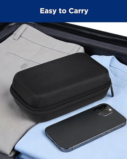 SUPVAN E11 Nylon Hard Protective Travel Case, Waterproof Shockproof Scratch Resistant Carrying Case for E11 Label Maker and Tapes, External Hard Drive, Power Bank, Cell Phone, Cable