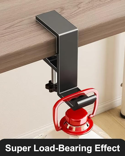 JAKO Headphone Stand - Aluminum Alloy Headphone Holder, Under Headset Stand for Desk Fit for PC Gaming Headset Hanger Hook Suitable for Office, Computer, Student Class Desk, Handmade Creator Table