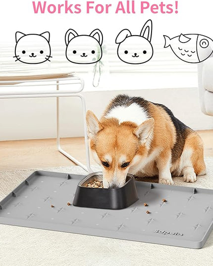 Sdpeia Under Sink Mat 22"×14" Waterproof Silicone Cabinet Liner & Sink Protector for Kitchen & Bathroom, Multi-Purpose Organizers Tray for Pets, Laundry, Cat Litter Mat