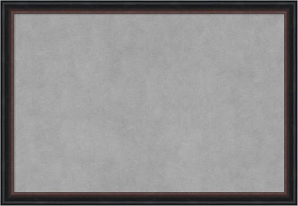 Amanti Art Black Framed Magnetic Board 18x26 Medium Vision Board for use with Magnets, 100% Metal Sheet to Display Items as Office Decor or for Home Organization in mudroom, Kitchen or Kids Room