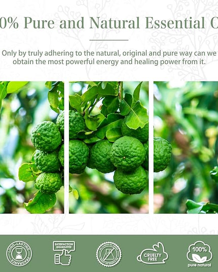 PHATOIL 3.38FL.OZ Bergamot Essential Oil, for Aromatherapy Diffusers, Humidifiers, Great for DIY Candle and Soap Making, Huge 100ML Bottle