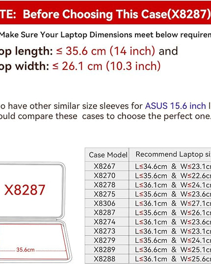 Smatree Hard EVA Protective Sleeve Case Compatible for 15.6 inch ASUS ROG Strix Scar 15 (2022) G533, for ASUS ROG Strix G15 2022 G513, 2021 ROG Strix Scar 15, Acer Predator Triton 16 Slim Bag (X8287)