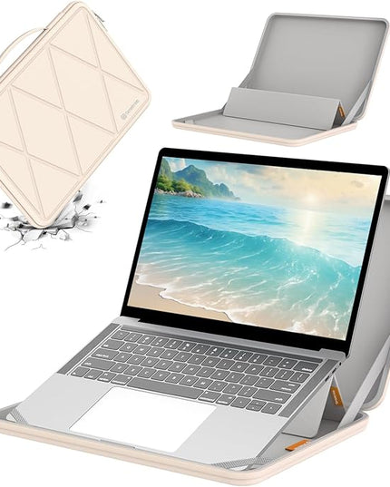 Smatree MS52T Hard EVA Protective Sleeve Case with Stand Compatible for 14 inch HP EliteBook 840 G11, for OmniBook 7 AI 14, for OmniBook Ultra Laptop Next Gen AI-PC-14t/Ultra-AI PC 14 Laptop, White