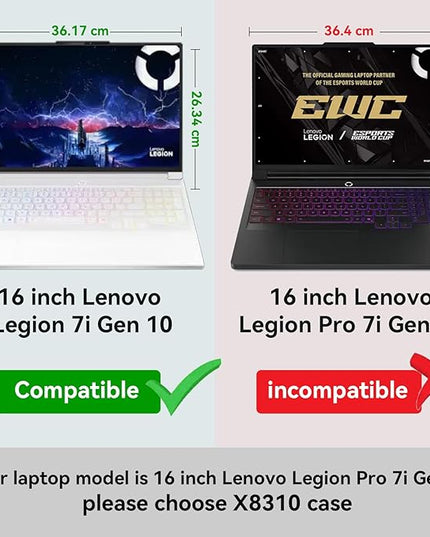Smatree Hard EVA Protective Sleeve Compatible for 16 inch Lenovo Legion 7i Gen 10/9,for Legion Slim 7i/5i/5 Gen 9/8,Legion5 Pro Gen7,for 15.6 inch LOQ Series Laptop(Not Fit LegionPro 7i Gen10) (X8292)