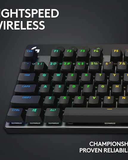 Logitech G Pro X Superlight 2 Lightspeed Wireless Gaming Mouse + G Pro X TKL Lightspeed Wireless Gaming Keyboard (Linear) Bundle - Black