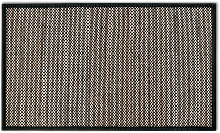Artoid Mode Washable Non Skid Kitchen Rugs and Mats Doormat, Absorbent Door Mat Rugs for Kitchen Floor Front of Sink Hallway Black 17x29 Inch