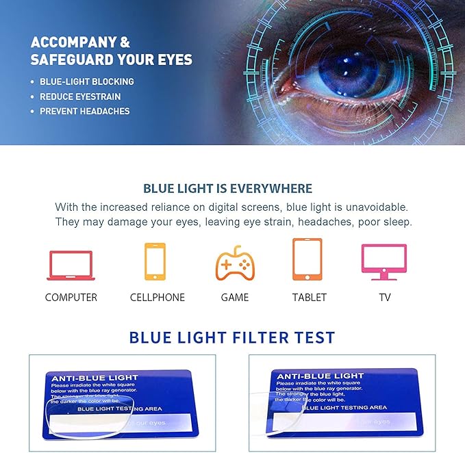 Henotin 3 Pack Blue Light Blocking Reading Glasses,Spring Hinge Computer Readers for Men Women,Anti UV Ray Filter Eyeglasses (Mixed Color, 0.75)