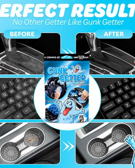 Cleaning Gel for Those Hard to Reach Places, Automotive Cup Holder Electronic Keyboard Office, Slime Gel Cleaner Dust Crumb Removal, 6 Pack