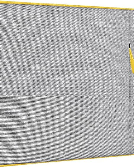 Slim Laptop Case 13.3 14 inch Sleeve, Rainproof & Shockproof Carrying Case for Notebooks Compatible with MacBook Pro 14" and All Models 13.3" MacBook Air/Pro, Most Popular 13"-14" PC,Gray-Yellow