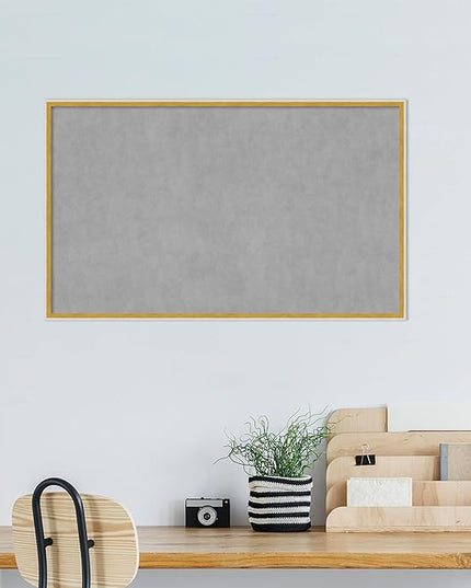 Amanti Art White Framed Magnetic Board 25x41 Large Vision Board for use with Magnets, 100% Metal Sheet to Display Items as Office Decor or for Home Organization in mudroom, Kitchen or Kids Room