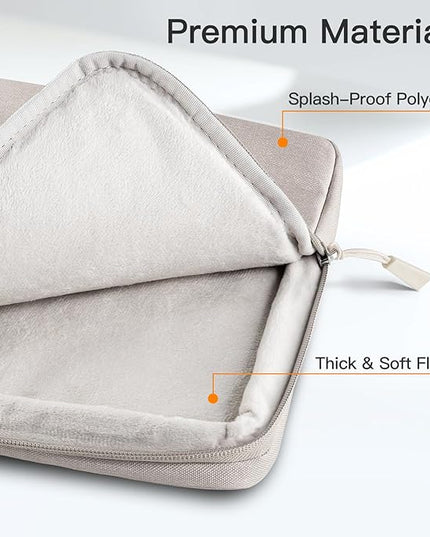 JETech Laptop Sleeve for 14-Inch MacBook Air/Pro, MacBook Pro M5/M4/M3/M2/M1 2021-2025, Waterproof Bag Case with Pocket, Compatible with 14 Inch Notebook (Starlight)