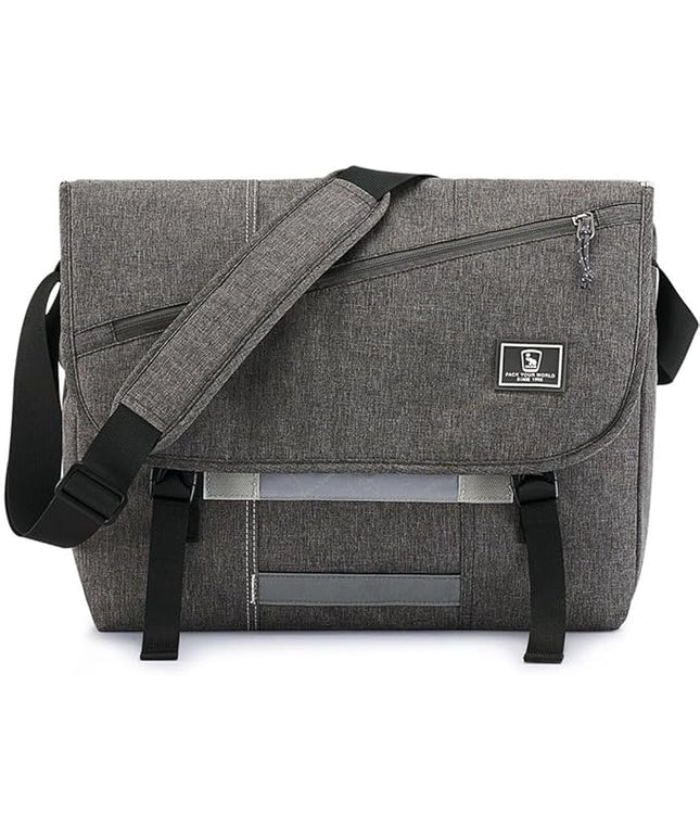 OIWAS Messenger Bag for Men, 15.6 Inch Laptop Crossbody Bags Women Casual Satchel Shoulder Bag College Travel Office Briefcase