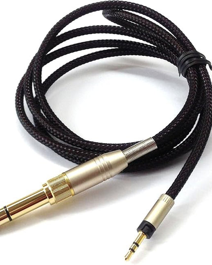 NewFantasia Replacement Audio Upgrade Cable Compatible with Sennheiser Momentum, Momentum 2.0, HD1 Over-Ear On-Ear Headphones 1.5meters/4.9feet