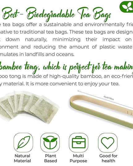 FreshDrinkUS, Premium 40 Banaba Tea Bags, 100% Natural & Pure from Banaba Leaves. Loose Leaf Banaba Herbal Tea. No Sugar, No Caffeine, No Gluten, Vegan.