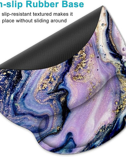 Keyboard Wrist Rest and Mouse Pad, Ergonomic Memory Foam Mouse Pad Wrist Support, Non-Slip & Pain Relief Mouse Pad and Keyboard Wrist Support, Comfortable Mousepad with Wrist Rest for Game, Office