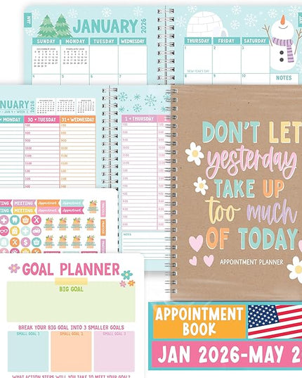 Hourly Appointment Book 2026-2027 - Appt Book 2026, Hourly Daily Weekly Monthly 2026 Appointment Planner, Schedule Planner, Scheduling Books, Appointments Calendar Home Office Business