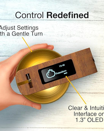 Pro Timer P2 - Elegant Wooden Pomodoro Timer - an Original Productivity Tool with Magnetic Memo Board – High-End Quality Desk Device for Focus, Meditation & Productivity - Ideal for Work & Study