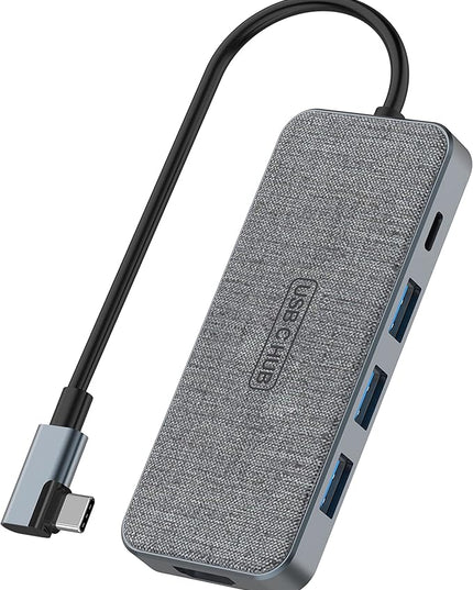 USB C Hub, ZSIMC 7-in-1 Docking Station Multiport Adapter with 4K HDMI, 100W Power Delivery, 3 USB 3.0 Ports, SD/TF Card Reader for MacBook Pro/Air, iPad Pro/Mini 6, Surface and More Type C Laptops