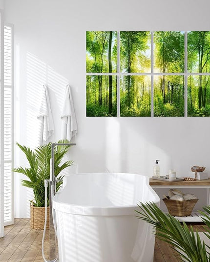 YPY Sound Proofing Panels for Walls: 8 Pack 48"x32" Decorative Art Acoustic Panel Sound Dampening Panels Absorbing Treatment