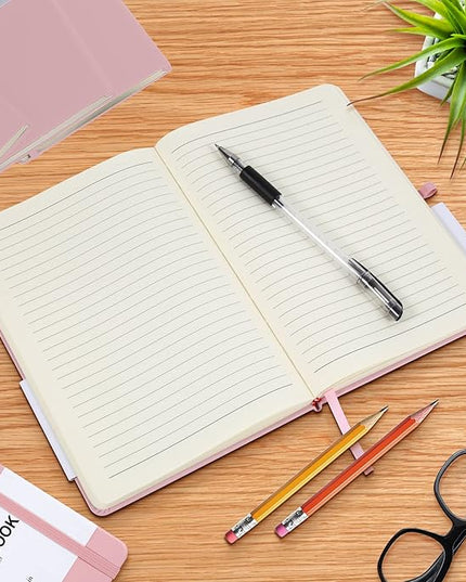 20 Pack Journals for Writing College Ruled Notebooks Journal in Bulk, Hardcover Notebooks (200Pages) for Note Talking, Lined Bullet Journals for Home School Office, 5.7"x8.4", Dark Green