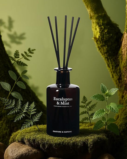 CULTURE & NATURE Pure Grade Essential Oil Diffuser (Eucalyptus & Mint)