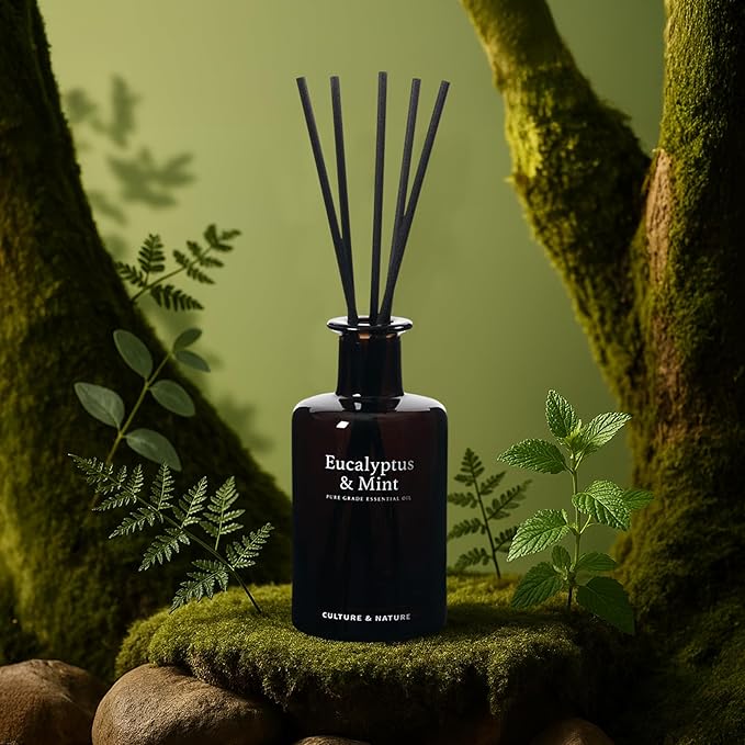 CULTURE & NATURE Pure Grade Essential Oil Diffuser (Eucalyptus & Mint)
