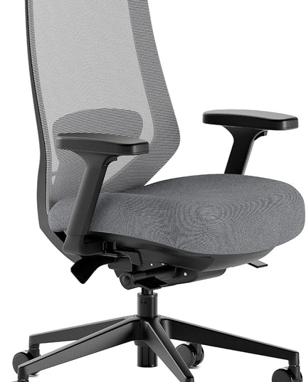 Branch Ergonomic Chair Pro - Mesh Office Chair with 14 Points of Adjustment - Height, Depth & Tilt Adjustable - 5D Armrests - Forward Tilt, Smooth Recline, and Lumbar Support - Boulder