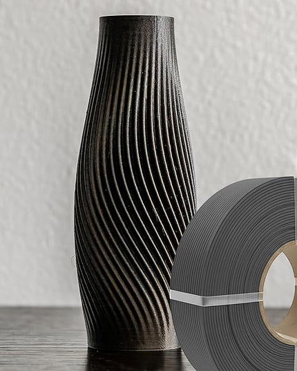 Polymaker Panchroma Refill Spool Matte Charcoal Black PLA 3D Printing Filament Refill, Compatible with All Reusable Spools and All Major FDM 3D Printers, Tangle-Free, Vibrant Colors, 1.75mm 1kg