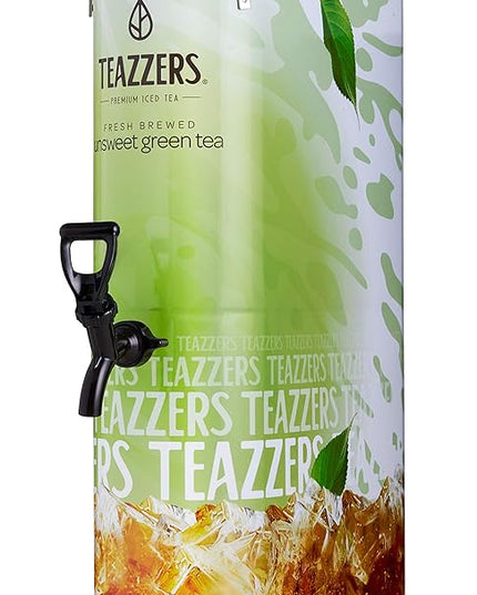 Teazzers Premium All-Natural Green Tea Bags – Great for Foodservice Commercial Ice Tea Brewers | Unsweetened USA-Made Bulk Green Tea for Restaurants, Cafés & Home Brewing (2 ounce, 48 Count)
