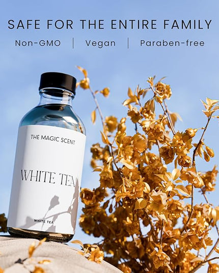 The Magic Scent White Tea Diffuser Oil - Hotel & Home Luxury Scents - Diffuser Oil Scents for Home Designed for Use in All Diffusers - 16.9 fl oz, 500 mL
