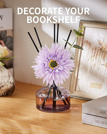 Reed Diffusers Set Lavender Scent, 7.10 oz Diffusers for Home with 7 Diffuser Sticks, Reed Diffuser for 120 Days, Perfect for Bathroom, Shelf Decor, Air Fresheners