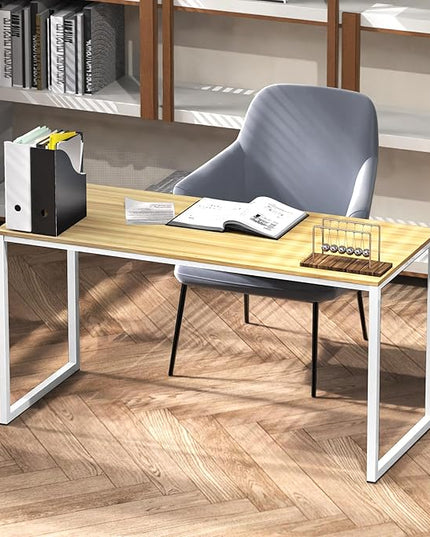 SHW Mission 32-Inch Home Office Computer Desk, Oak