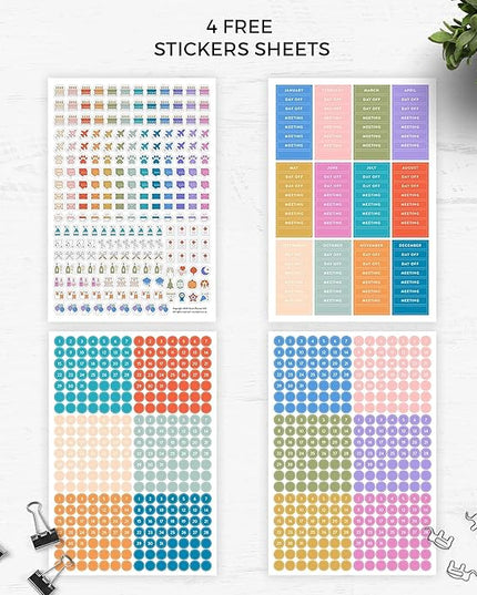 Smart Planner Pro – Undated Daily Planner – Small A5 – Achieve Goals & Increase Productivity – Weekly, Monthly, Work Sections, Organizer Diary with Back Pocket, 3 Satin Bookmarks & Pen Holder