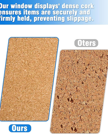 Mifuro 2 Pack 26"x20" Enclosed Bulletin Board, Lockable Weather-Resistant Aluminum Cork Noticeboard for School & Office, Silver Frame w/Cork