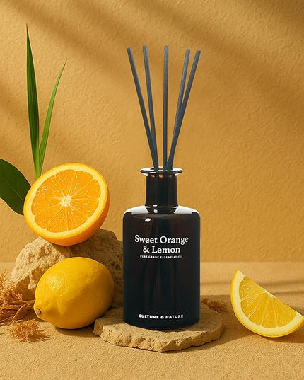 CULTURE & NATURE Pure Grade Essential Oil Diffuser (Sweet Orange & Lemon)