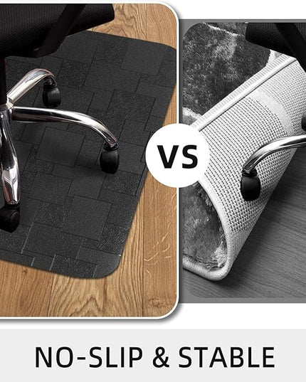 Office Chair Mat for Hard Floor, 48x36 inches Computer Chair Mat, Multi-Purpose Desk Floor Protector for Work, Home, Gaming
