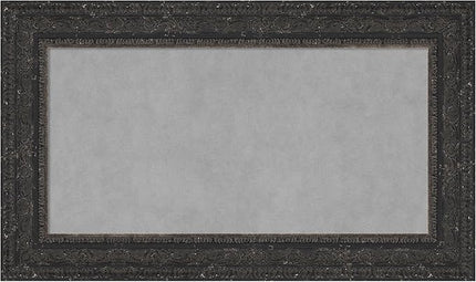 Amanti Art Black Framed Magnetic Board 17x29 Small Vision Board for use with Magnets, 100% Metal Sheet to Display Items as Office Decor or for Home Organization in mudroom, Kitchen or Kids Room