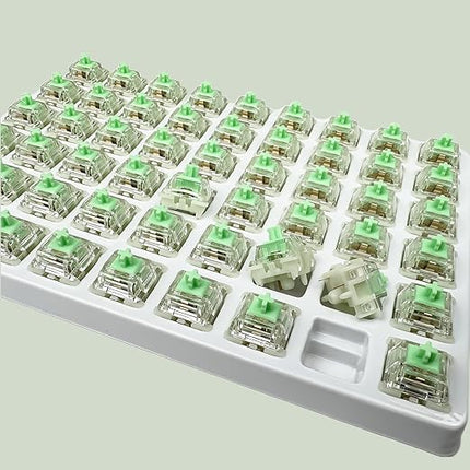 GATERON Baby Kangaroo 2.0 Switches for MX Mechanical Keyboard, 5-Pin 59gf Heavy Tactile RGB 22mm Dual-Stage Spring Factory Pre-lubed Switches(Baby Kangaroo 2.0,108Pcs)