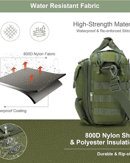Stypos Tactical Messenger Bag Briefcase for Man Military Laptop Bag 14 Inch/15.6 Inch /17.3 Inch Messenger Shoulder Work Bag