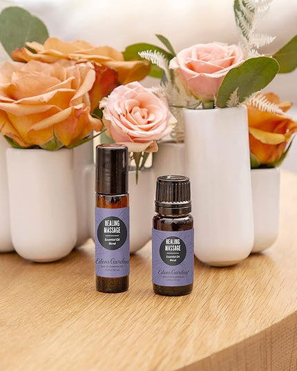 Edens Garden Healing Massage Essential Oil Blend- 100% Pure Premium Grade, Undiluted, Natural, Therapeutic, Aromatherapy, The Best for Skin, Face, Kid Safe 30 ml (1 fl oz)