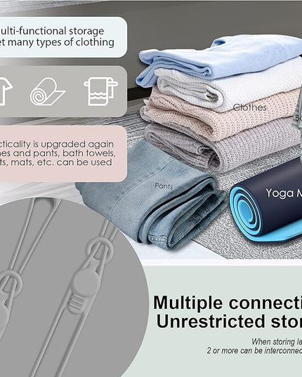 Nearockle Silicone Cable Ties Cord Organizer for Cable Management, 16PCS 4.2" and 7.1" Reusable Cable Organizer Electronic Accessories for Home, Office, Kitchen, School, Travel (Grey)
