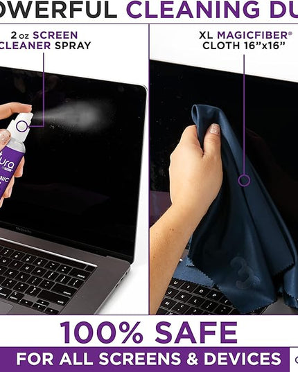 Keyboard Cleaner & Laptop Cleaning Kit - All-In-One Electronic Screen Cleaner for Computer, PC, MacBook, iPhone, Camera Accessories - Gifts for Gamers Men, Stocking Stuffers for College Tech Guy Geeks