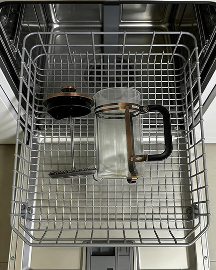French Press Coffee Maker 34 oz, 304 Stainless Steel Double Mesh Filter, Borosilicate Glass, Heat-Resistant, BPA-Free, Large Capacity for Family & Office, Great Gift
