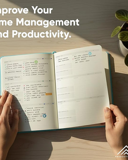 Dated, 2026 Planner, 5.8” x 8.3” - The #1 Productivity Planner to Achieve Your 2026 Goals - Planner 2026-2027 by PRODUCTIVITY STORE (A5, BLUE)