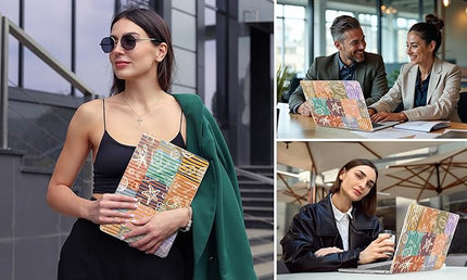 DONGKE Compatible with MacBook Pro 13 inch Case 2024 2023-2020 Release A2338 M2/M1 A2251 A2289 with Retina Display & Touch ID, Plastic Hard Shell & Keyboard Cover & Screen Film - Italy Mood
