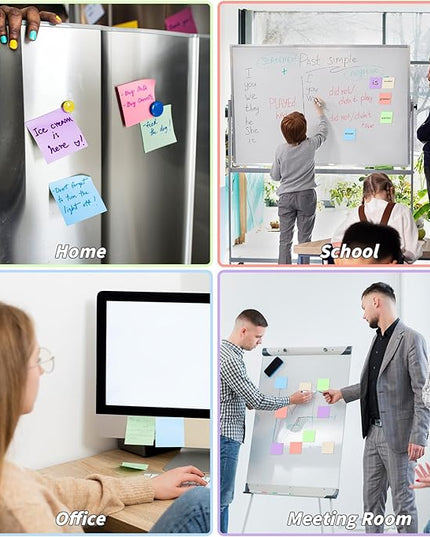 35 Pack Sticky Notes Bulk 3 x 3 In Self Stick Notes Pads Colorful Posted Note in 5 Morandi Pastel Colors Adhesive Paper Memo 75 Sheets/Pad Easy to Post for Office Home School Notebook Wall Door Window