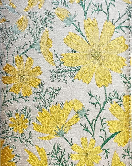 ipoul Floral Notebook, Journal for women, A5, Hardcover, 6x8, Ruled Pages, Lay Flat, Pretty, Daisy Notebook, Yellow, Reading Journal, Writing Notebook, Personal Journal