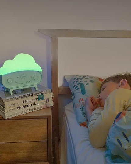 Happiest Baby SNOObie Smart White Noise Machine - Portable Baby Sound Machine with Night Light - 12 Soothing Sounds for Sleep Training, Teal
