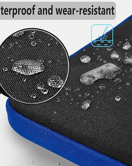 Hseok Laptop Shoulder Bag 15 15.6 16 Inch Briefcase, Compatible With MacBook Pro 16 inch 2025-2019 M4 M3 M2 M1, Mac 15.4", XPS 15 and Most 15-16 inch Notebooks, Spill-Resistant Handbag, Black & Blue